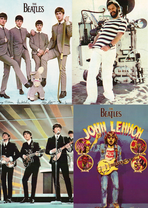 โปสการ์ด The Beatles ภาพสี 16 ใบ