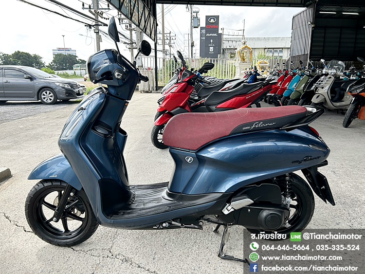 ★ฟรีดาวน์★GRAND FILANO ปี67 ABS ตัวรีโมท สีน้ำเงินแก้ว วิ่งน้อย เครื่องเดิมแน่น ชุดสีสวยเป๊ะ ประหยัดน้ำมัน ขับขี่นิ่มๆ ราคา 59,500