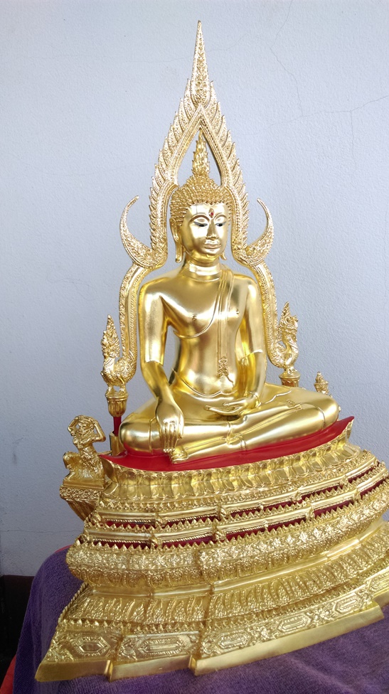 พระบูชา พระพุทธชินราช รุ่น 656 ปี บารมีเทพตาปะขาว หน้าตัก 9 นิ้ว เนื้อทองเหลือง ลงรัก ปิดทองแท้ รหัส0149
