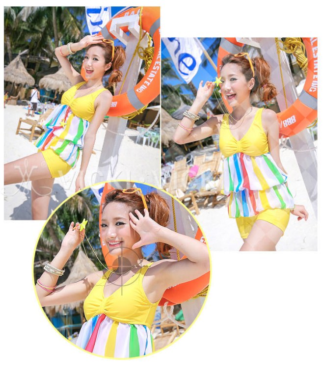 ชุดว่ายน้ำงาน vicki แบบ2ชิ้น มี2สี ฟ้า,เหลือง มีไซส์ M,XL ราคาส่ง3 ชิ้นคละแบบได้ทั้งร้าน ชุดละ 490 บาทค่ะ