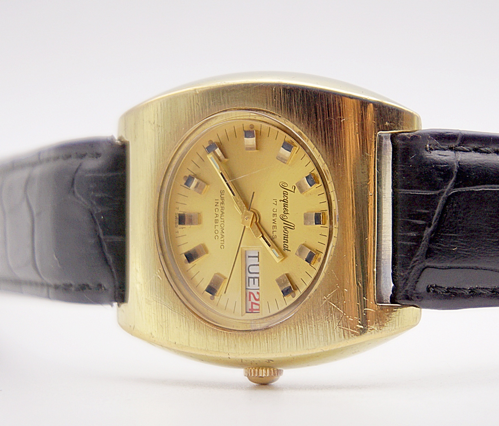 นาฬิกาเก่า JACQUES MONNAT ออโตเมติก