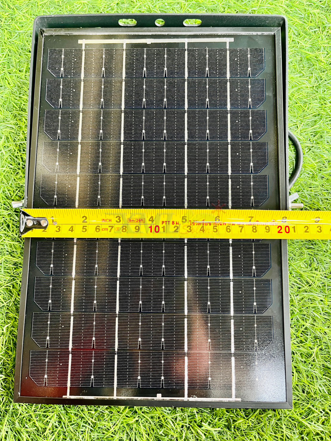 รุ่นประหยัด ไฟสปอตไลท์โซล่าเซลล์ 100 W. รุ่น MODI x XML (เปิดได้ 3 แสง)