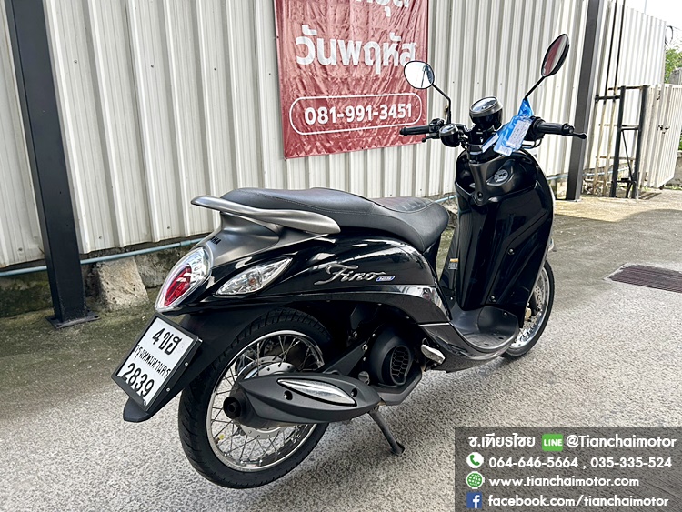 ★ดาวน์ 5,000★FINO ปี 65 สีดำ วิ่งน้อย เครื่องเดิมแน่น ใช้งานทนทาน ชุดสีสวยรอบคัน เครื่องดี ศูนย์ดี รถพร้อมใช้งาน ราคา 37,900