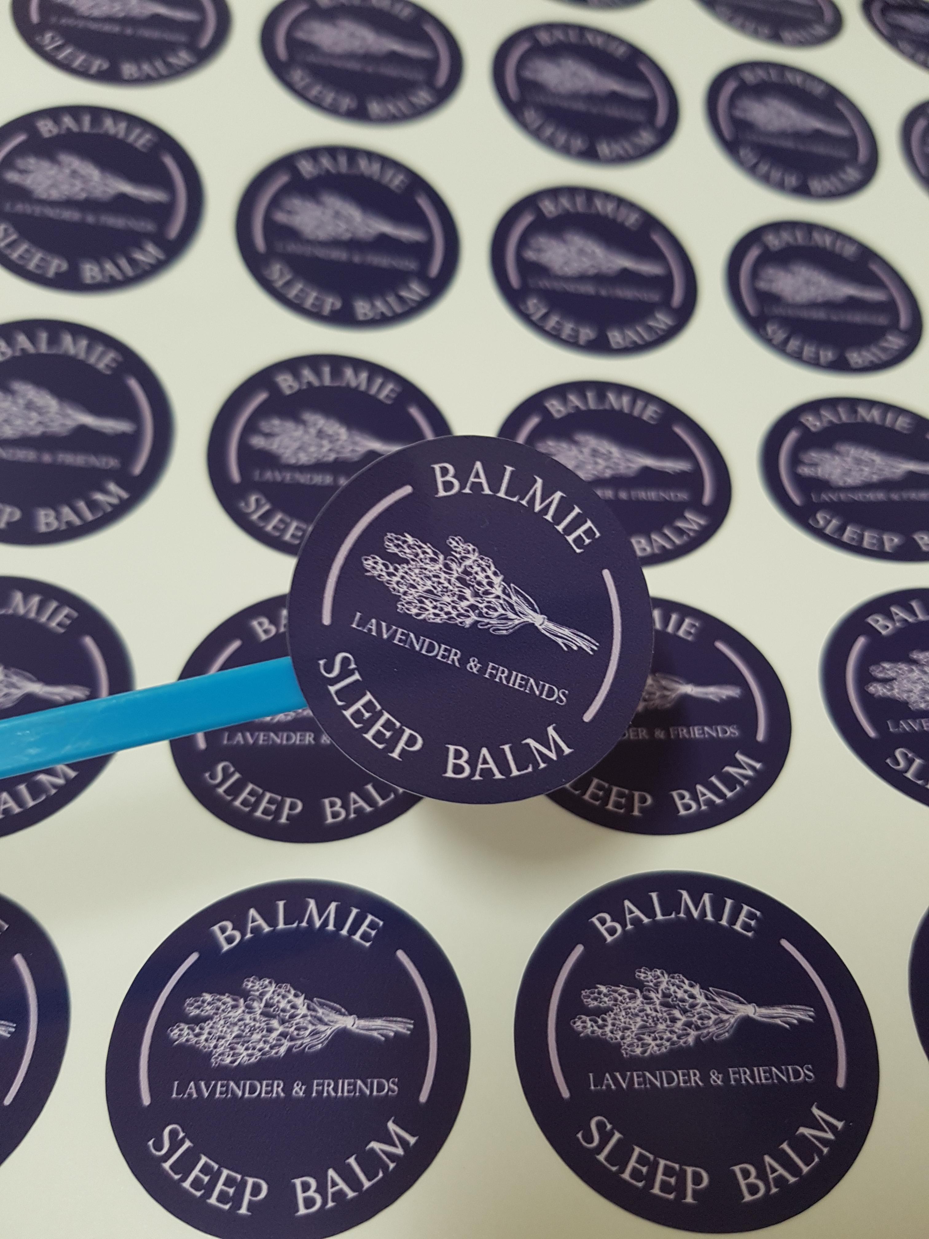 สติ๊กเกอร์พีวีซีขาวเงา