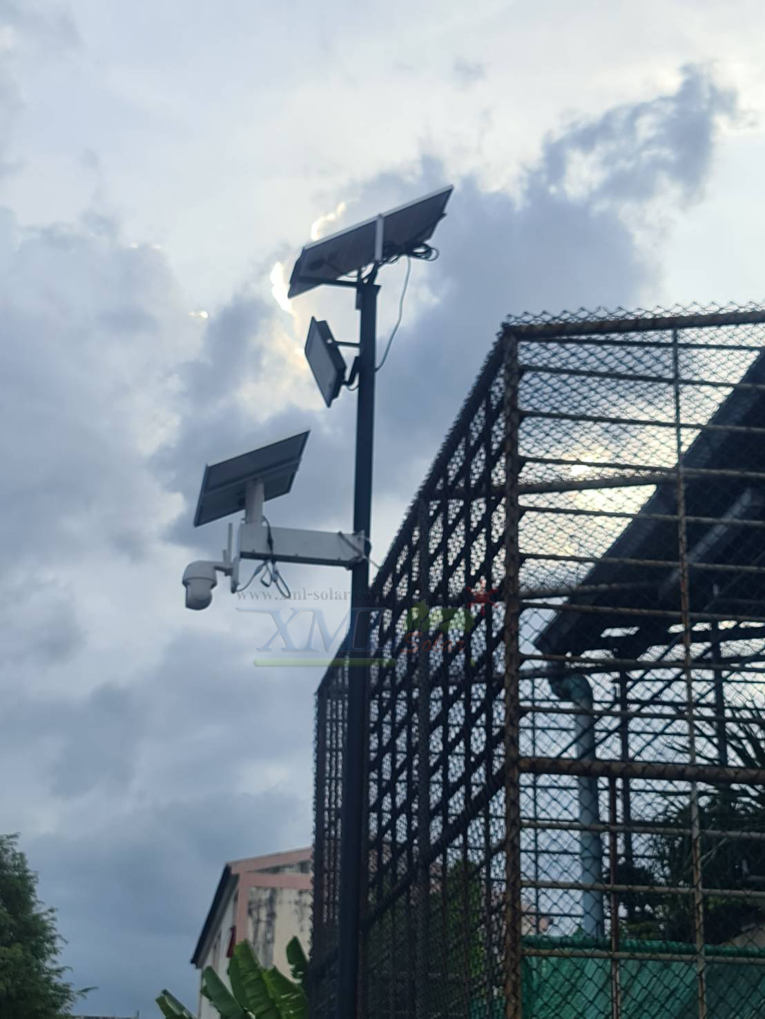 กล้องวงจรปิดโซล่าเซลล์ 40W. / ใช้simcard 4G (1080P) Solar CCTV Camera With 4G