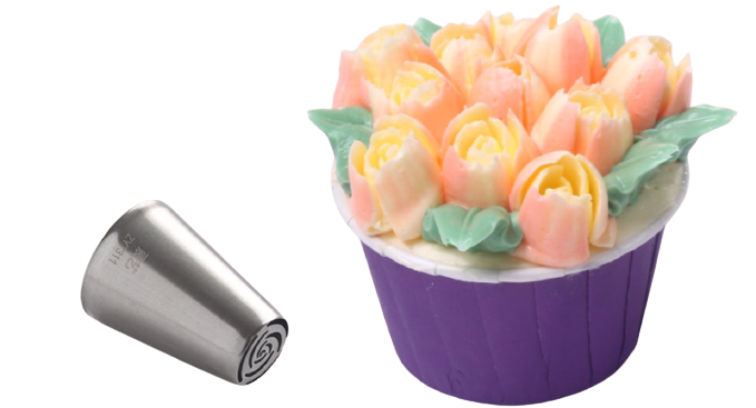 หัวบีบเกาหลี เพื่อตกแต่งเค้ก หรือ งาน diy เบอร์ 243 Star techniques and drop flower