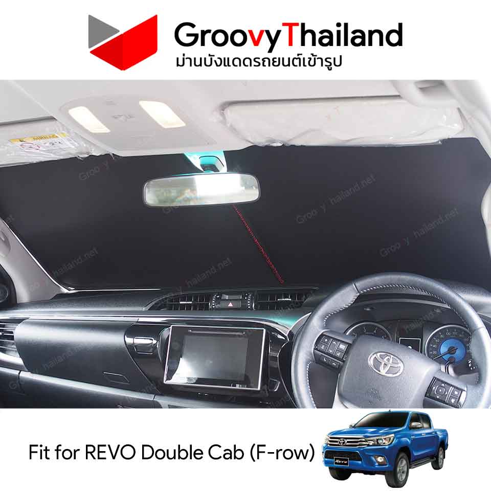 ม่านหน้า TOYOTA REVO DOUBLE CAB F-row (1 pcs)