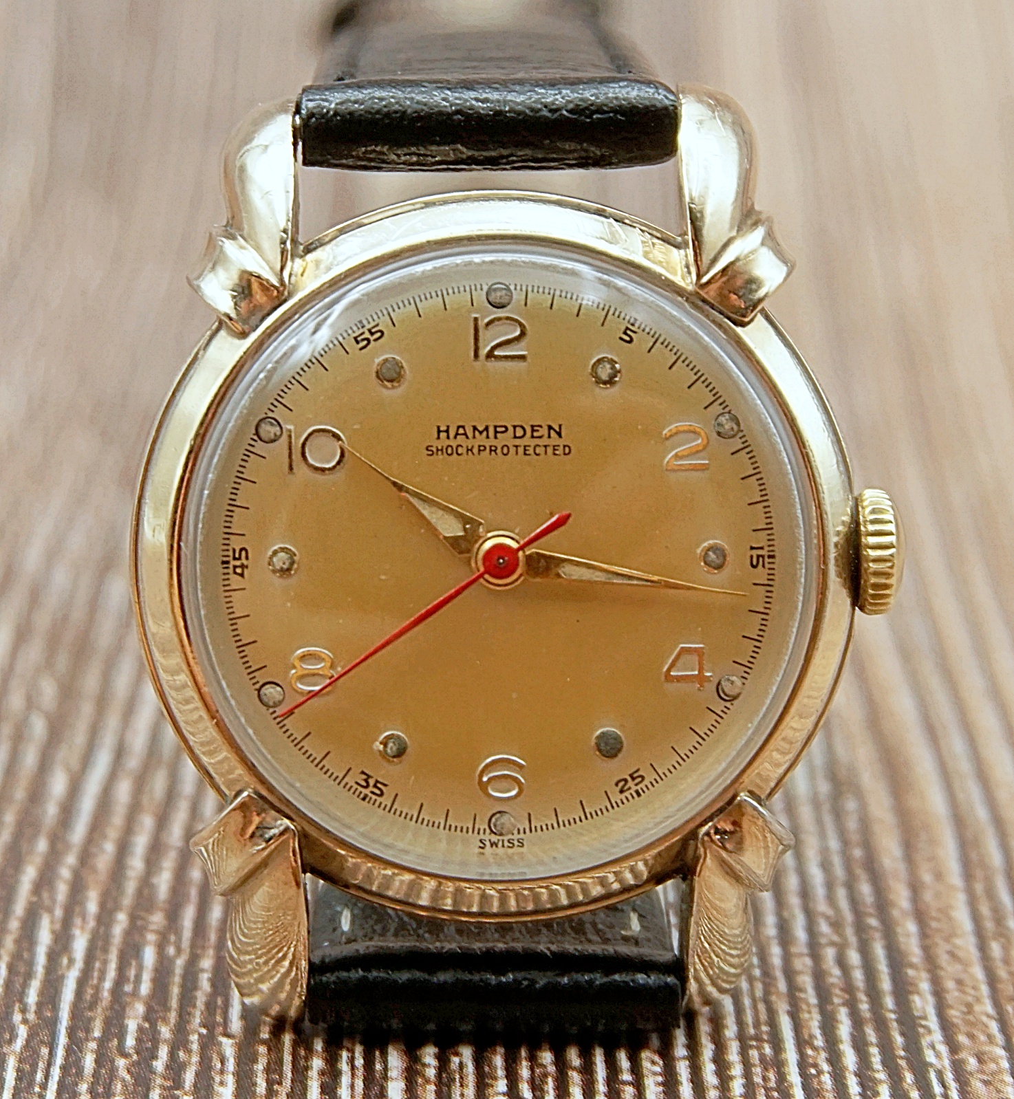 นาฬิกาเก่า HAMPDEN ไขลาน