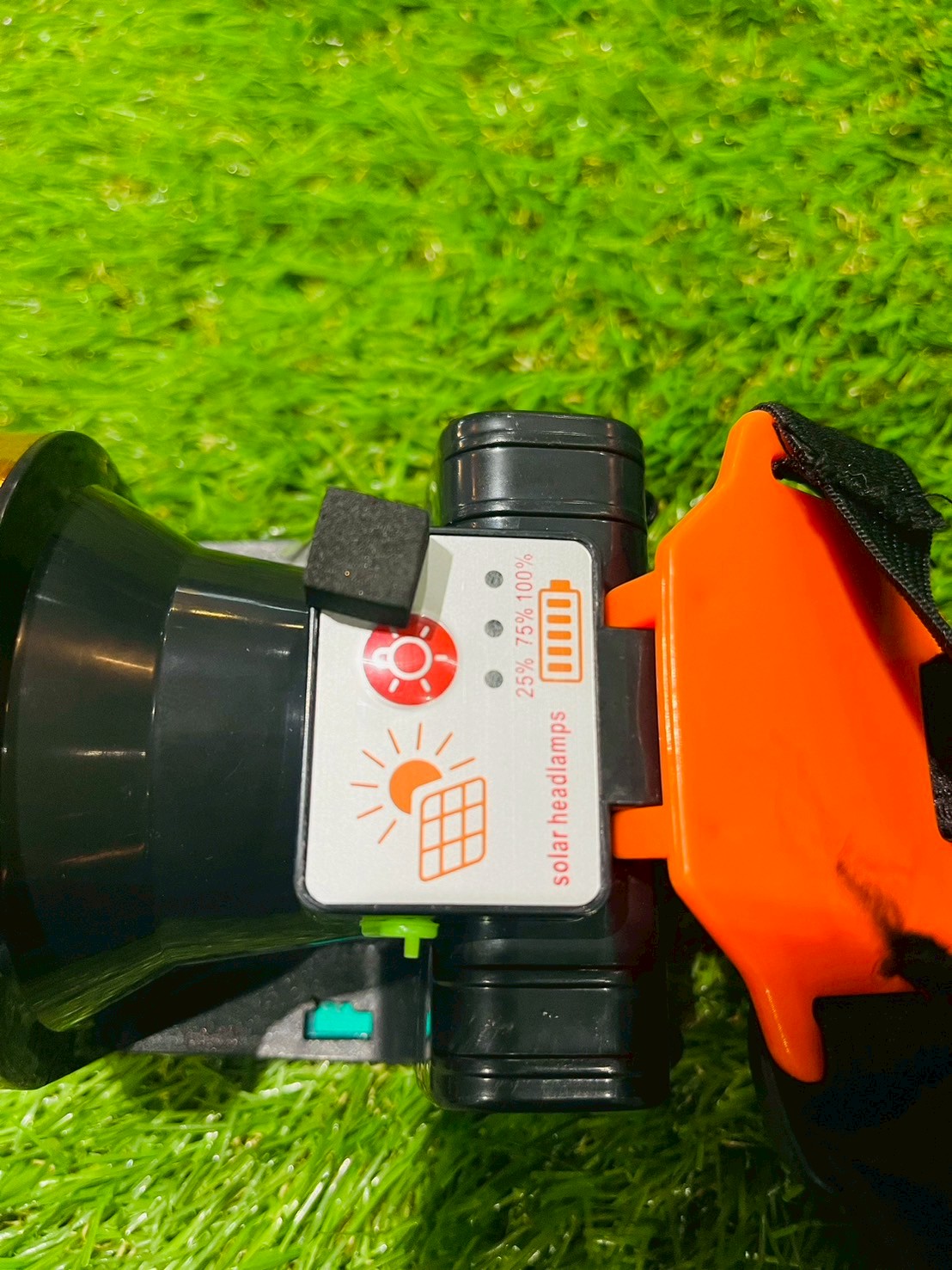 ไฟฉายคาดศีรษะโซล่าเซลล์ (Solar Head Lamp) รุ่น MD-HEADLAMP-07 (แสง : ขาว)