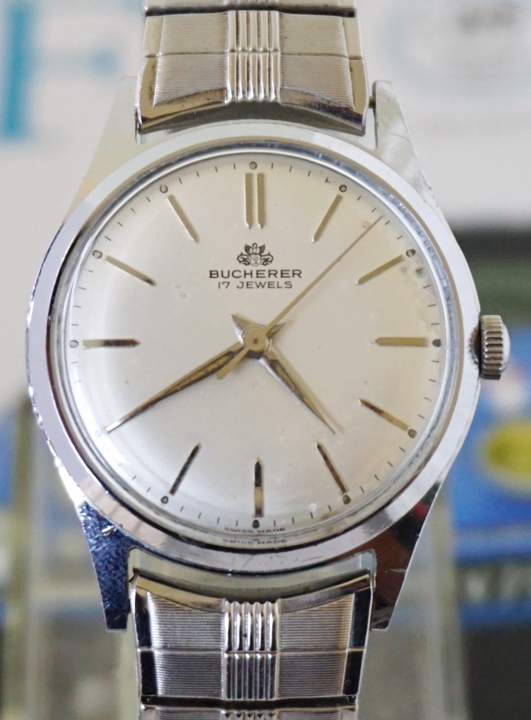 นาฬิกาเก่า BUCHERER ไขลาน