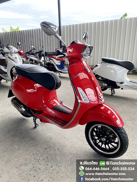 ★ฟรีดาวน์★VESPA SPRINT 125 I GET ABS ปี67 สีแดงสด ไมล์วิ่งน้อย เครื่องแน่นๆ ชุดสีสวยเวอร์ เครื่องดี ศูนย์ดี ราคา 77,500