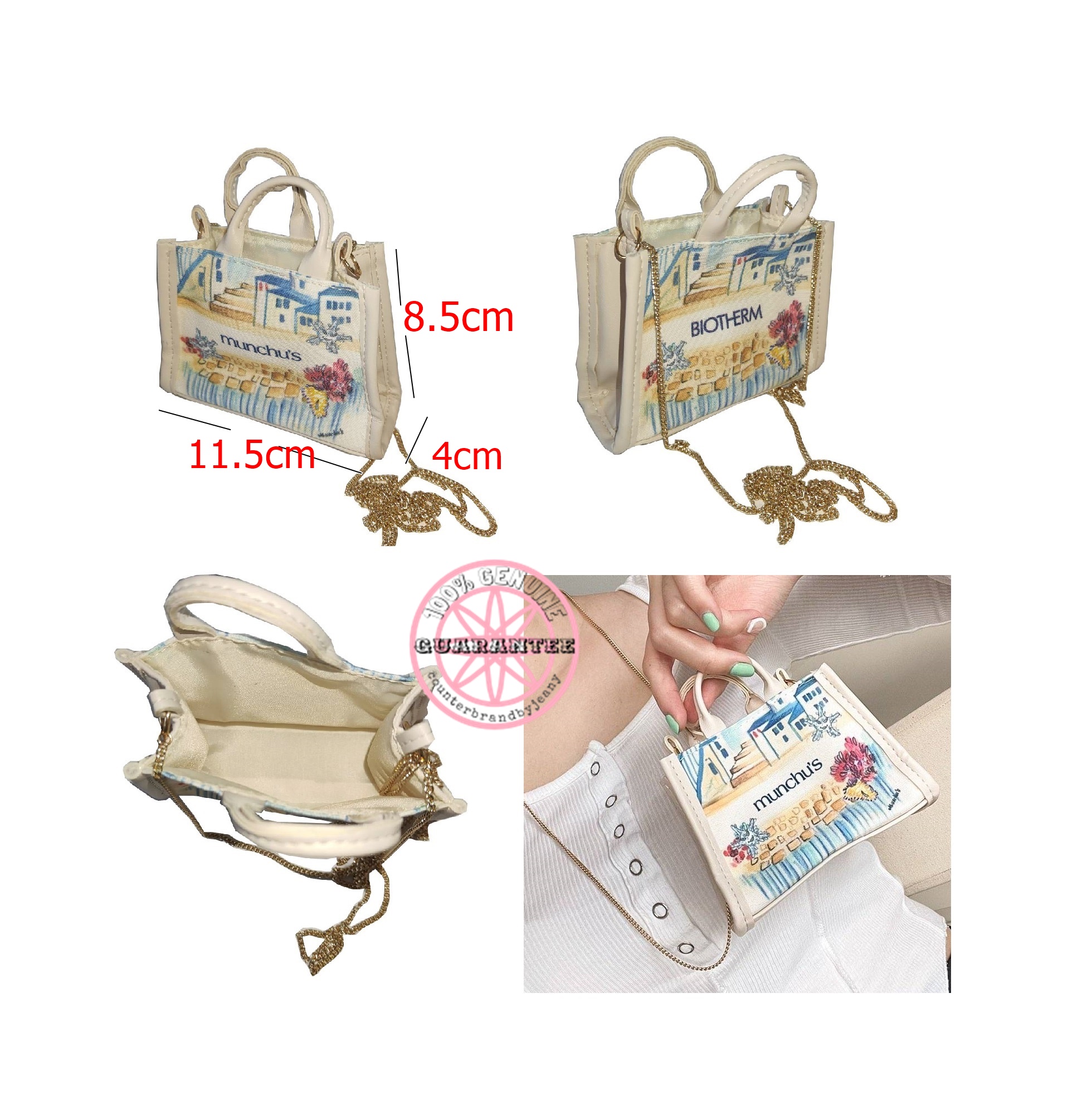 BIOTHERM X MUNCHU'S Mini Crossbody Bag (พร้อมส่ง)
