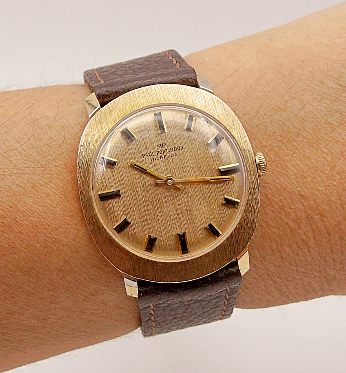 นาฬิกาเก่า PAUL PORTINOUX ไขลาน