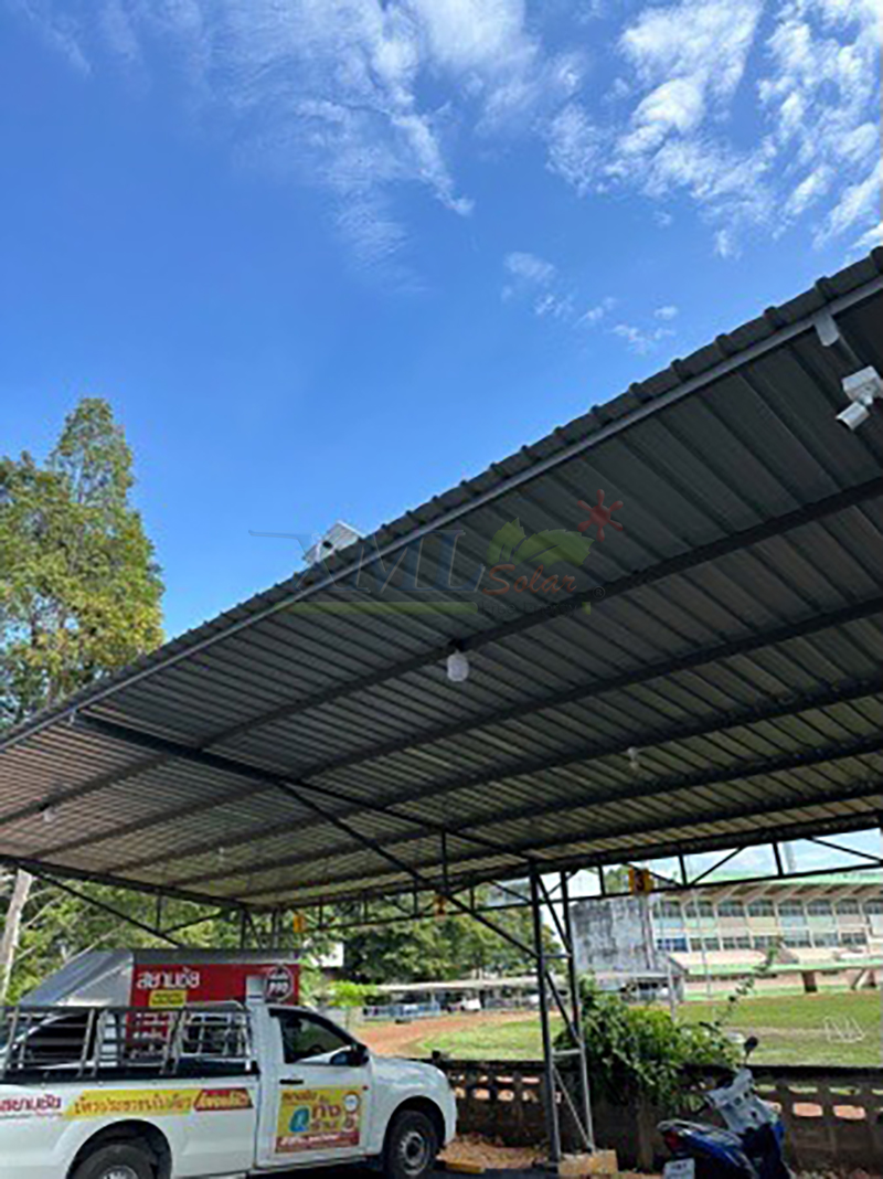 โคมไฟตุ้มโซล่าเซลล์ รุ่น 200w. (กล่องสีน้ำตาล) (เปิดได้ 3 แสง)