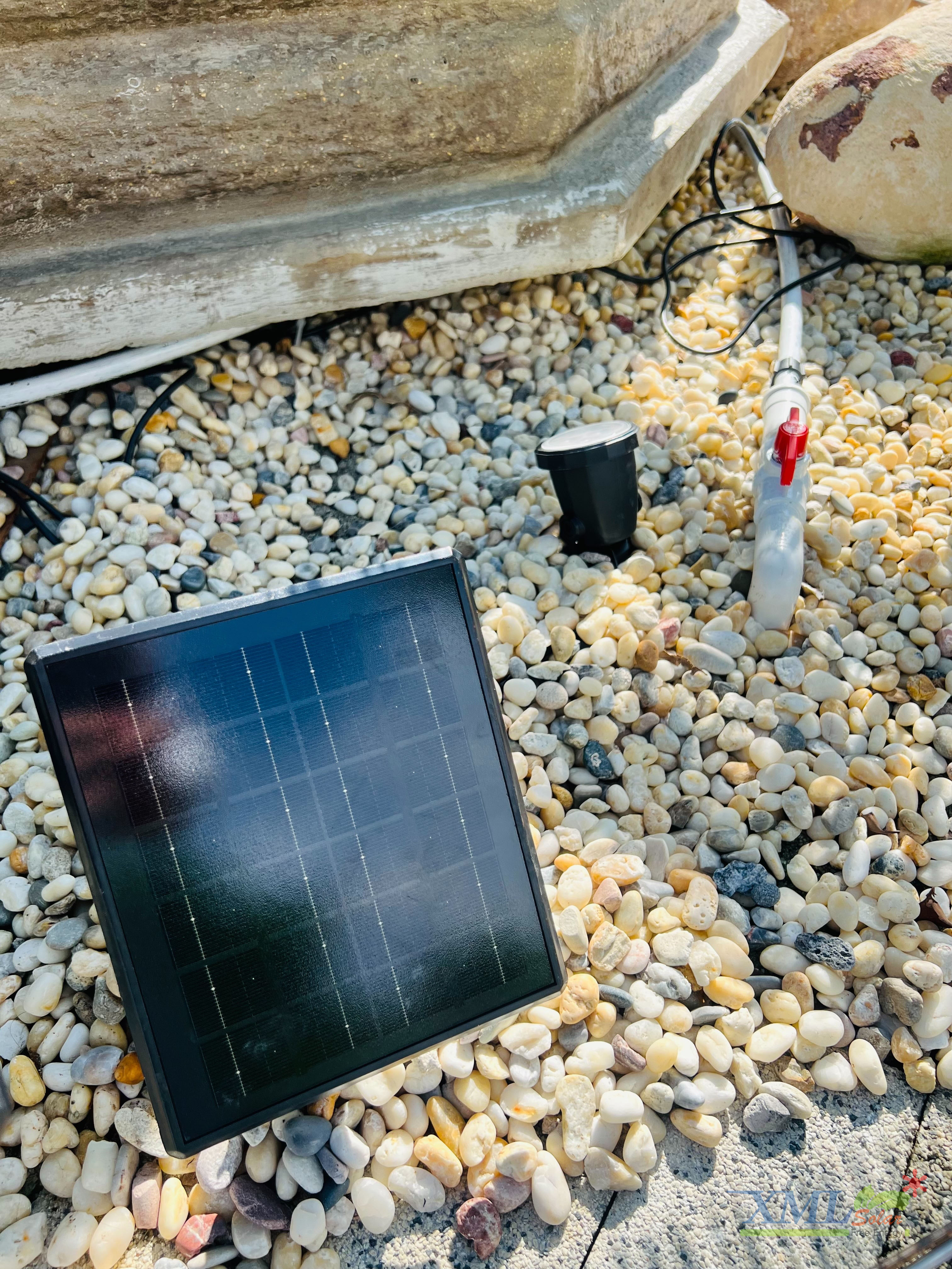 สปอร์ตไลท์ปักสนามโซล่าเซลล์ DC-16 รุ่น 2 หัว สาย 3 เมตร (แสง : เหลืองวอมไวท์)