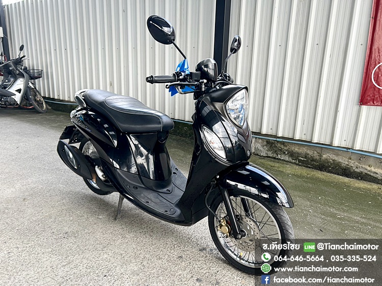 ★ดาวน์ 5,000★FINO ปี 65 สีดำ วิ่งน้อย เครื่องเดิมแน่น ใช้งานทนทาน ชุดสีสวยรอบคัน เครื่องดี ศูนย์ดี รถพร้อมใช้งาน ราคา 37,900