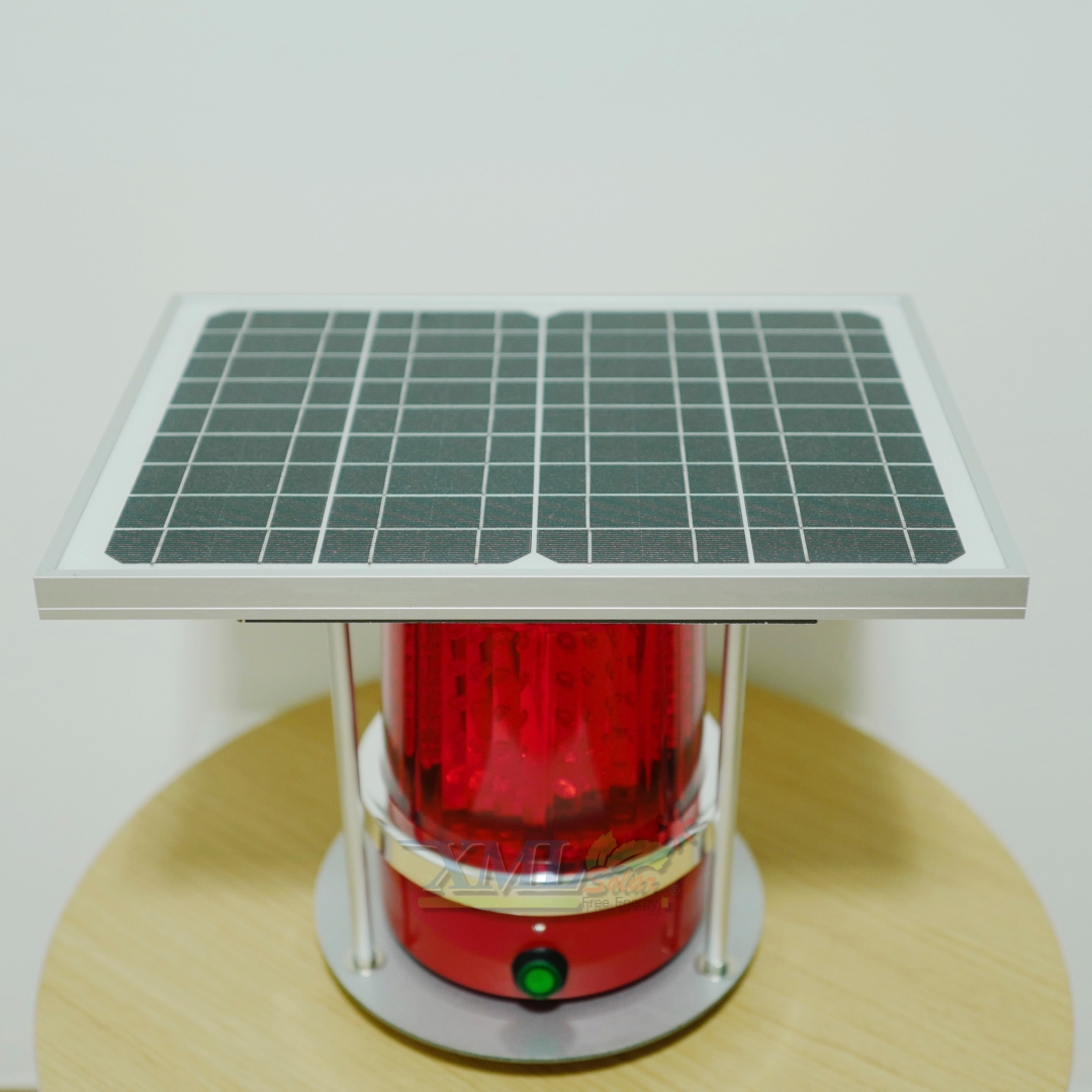 ไฟไซเรนพลังงานแสงอาทิตย์ (แสง : สีแดง) 10 watt