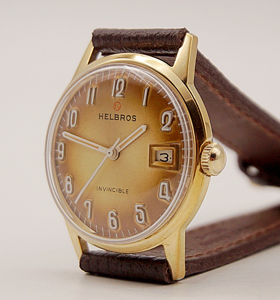 นาฬิกาเก่า HELBROS ไขลาน