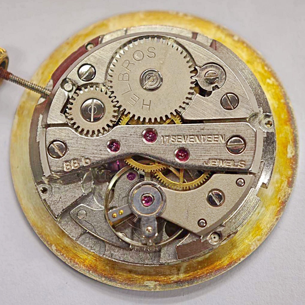 นาฬิกาเก่า HELBROS ไขลาน