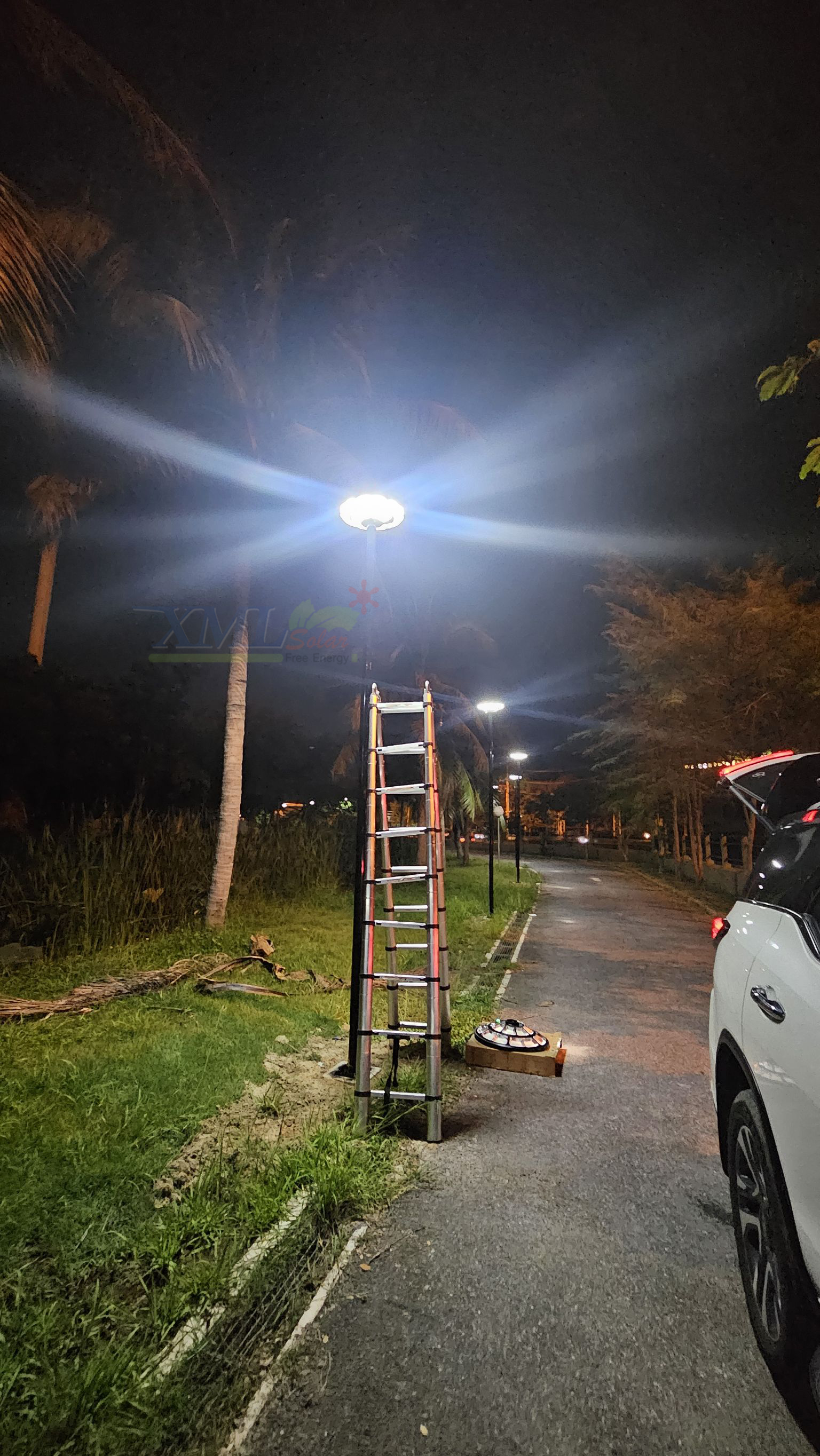 โคมไฟโซล่าเซลล์ UFO รุ่น JDของแท้ 200,000W