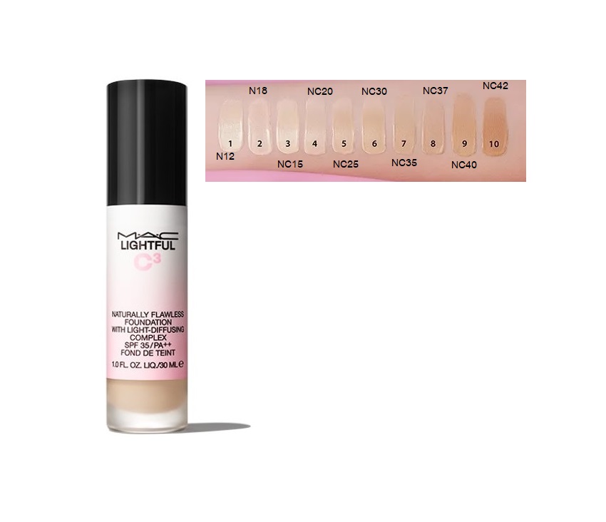 PRE-ORDER: MAC Lightful C3 Naturally Flawless Foundation SPF35/PA++