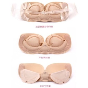 มาแล้วแปะข้างรุ่นใหม่ มาพร้อมระบบปั๊มลมทำให้หน้าอกอึ๋มใหญ่มากกว่าถึง 3 เท่า มี 2 สี เนื้อ ดำ Size/B,C ราคาส่ง 1,050บาท