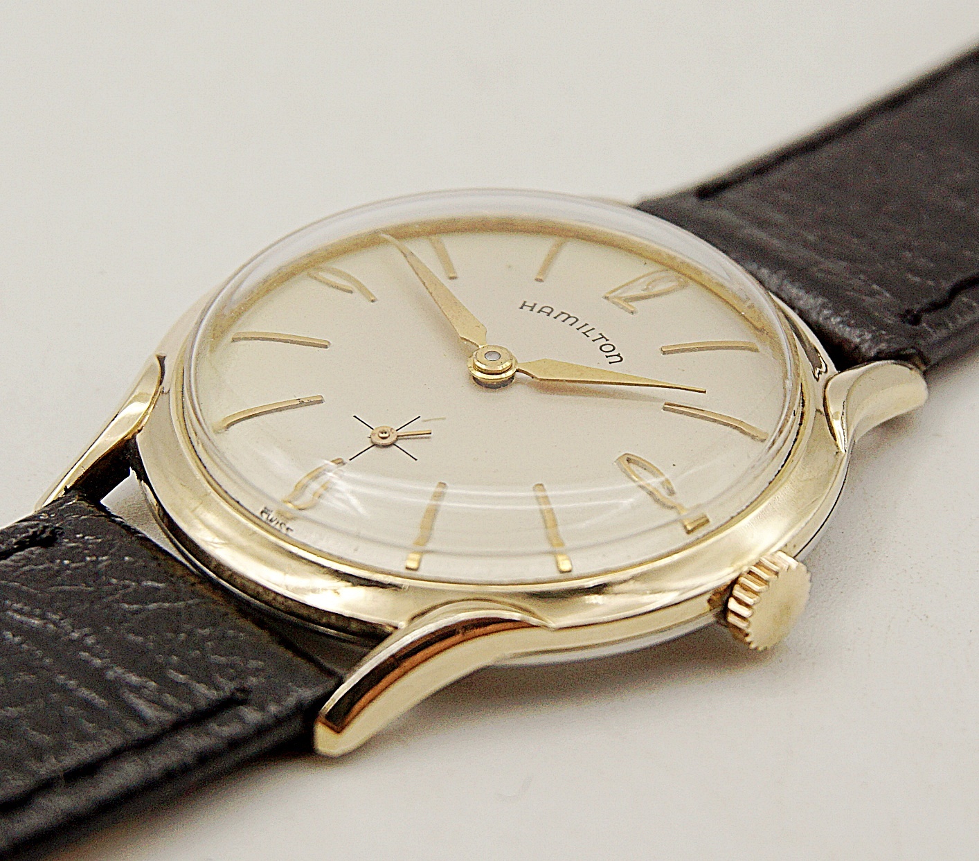 นาฬิกาเก่า HAMILTON ไขลานสองเข็มครึ่ง