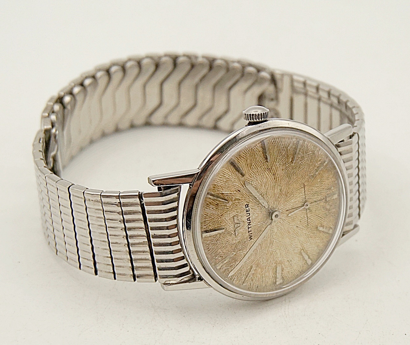 นาฬิกาเก่า WITTNAUER BY LONGINES ไขลานสองเข็มครึ่ง