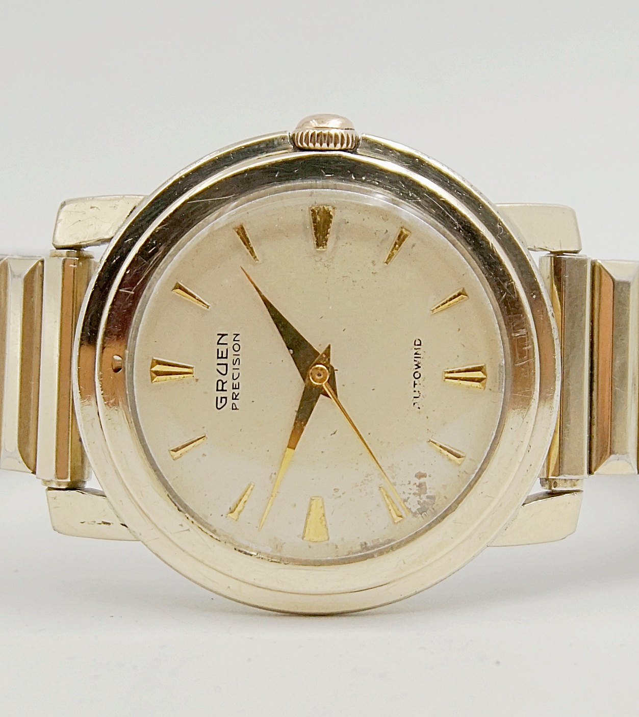 นาฬิกาเก่า GRUEN ออโตเมติกครึ่งรอบ