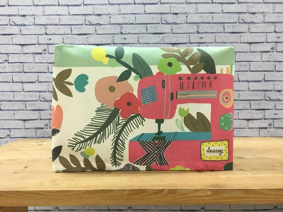 ผ้าคลุมจักร JS ลาย Polly Floral
