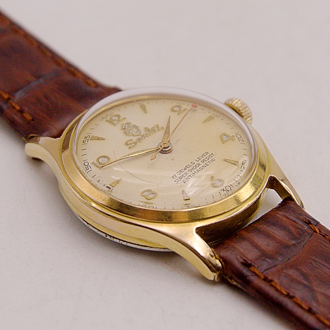 นาฬิกาเก่า SANDOZ ไขลาน