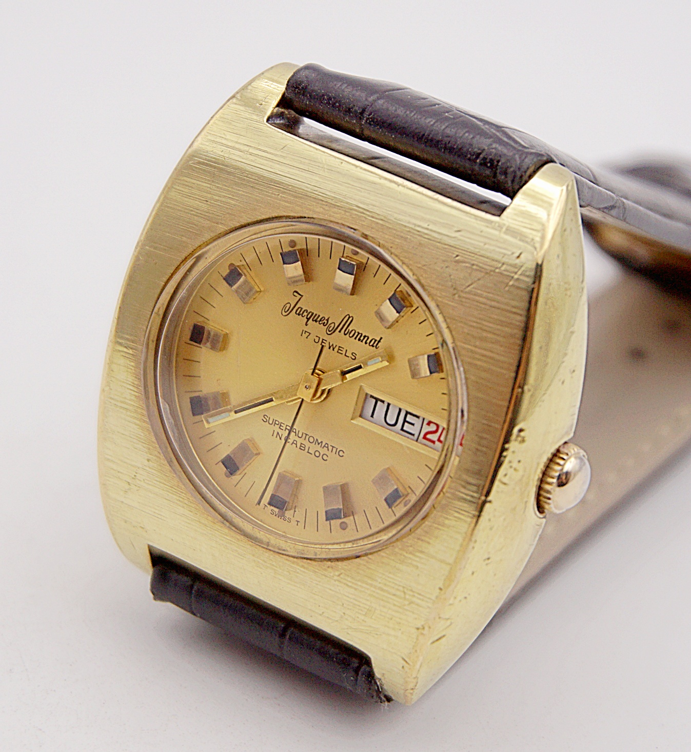 นาฬิกาเก่า JACQUES MONNAT ออโตเมติก