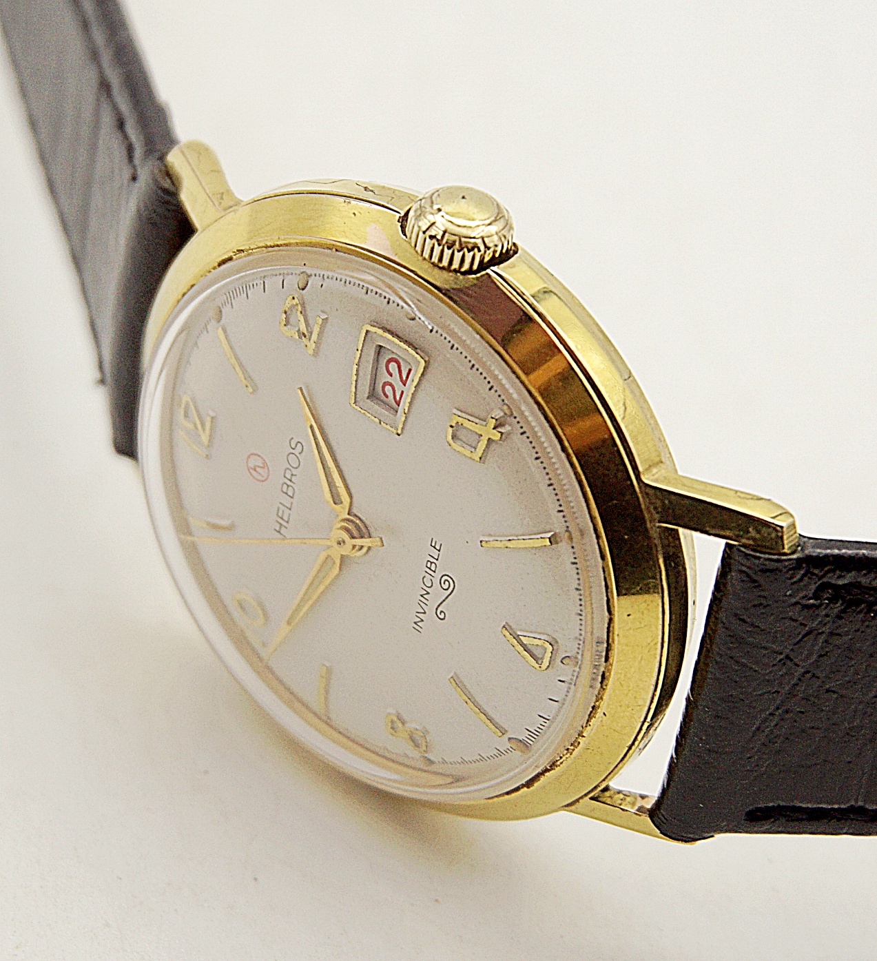 นาฬิกาเก่า HELBROS ไขลาน