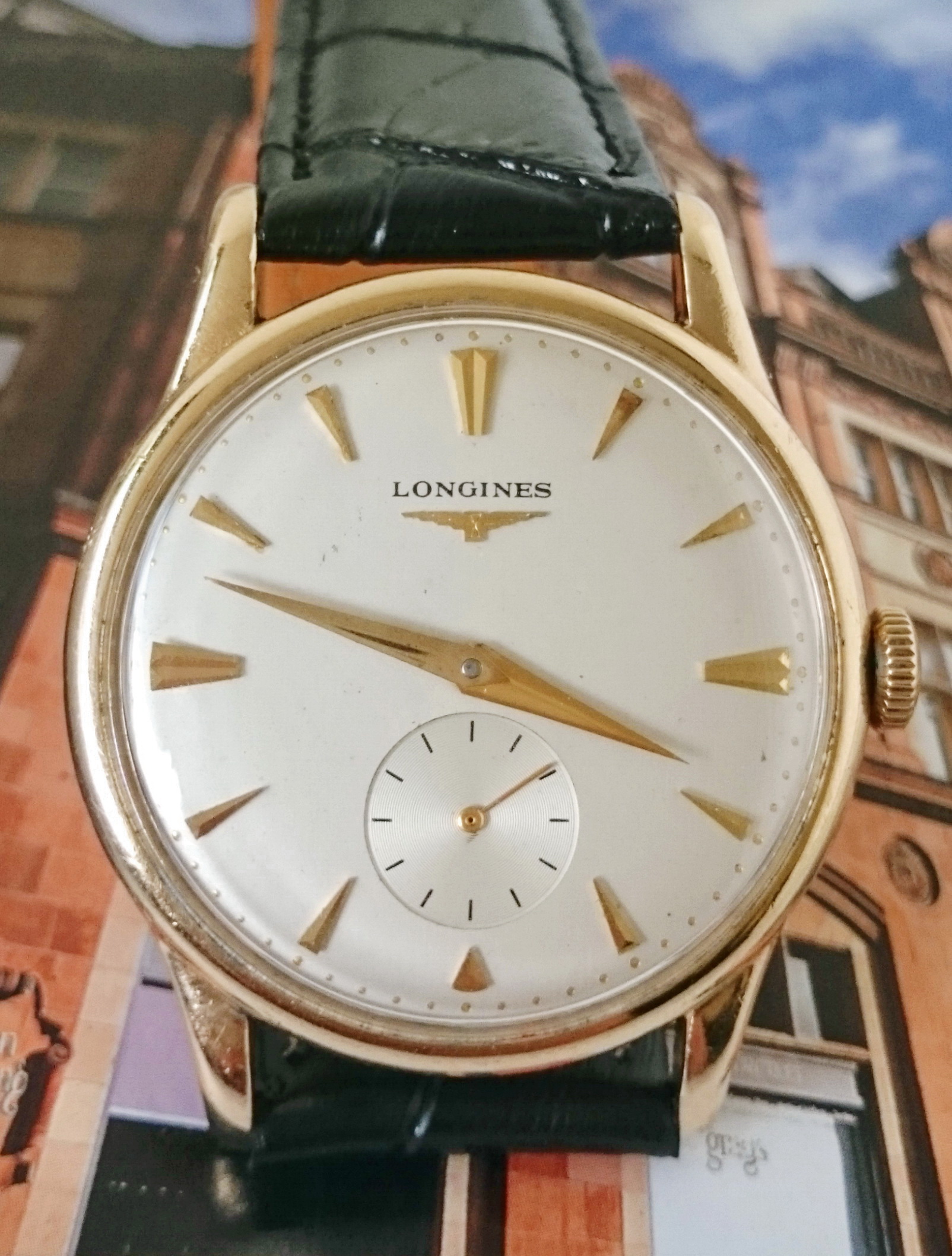 นาฬิกาเก่า LONGINES ไขลานสองเข็มครึ่ง