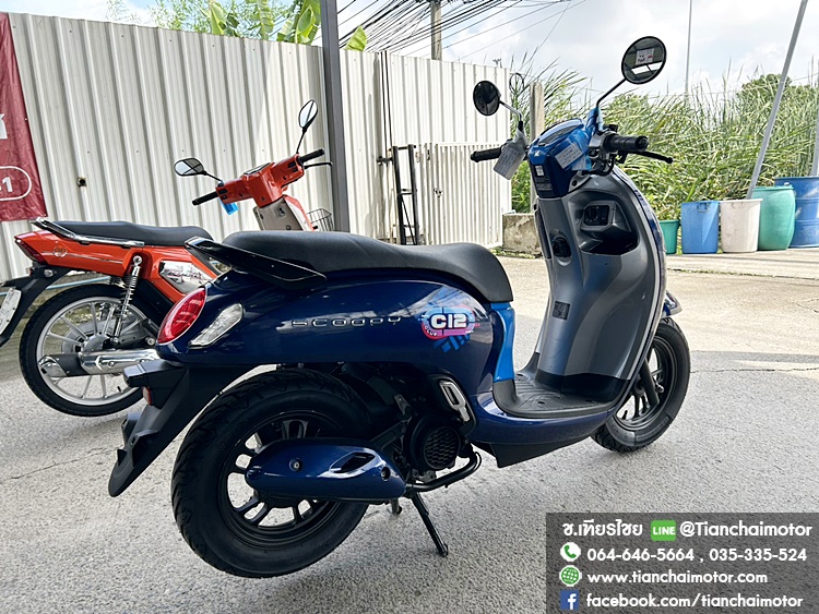 SCOOPY-I CLUB12 ปี 66 สีน้ำเงิน ตัวท็อป สมาร์ทคีย์ ชุดสีสวยเป๊ะ เครื่องแน่นๆ ขับขี่คล่องตัว ราคา 42,900