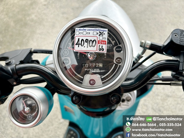 ★ดาวน์9,000★FINO ปี66 สีเขียวมิ้น วิ่งน้อย เครื่องเดิมแน่น ประหยัด ขับขี่ง่าย ชุดสีสวยเป๊ะ เครื่องดี ศูนย์ดี ราคา 40,900