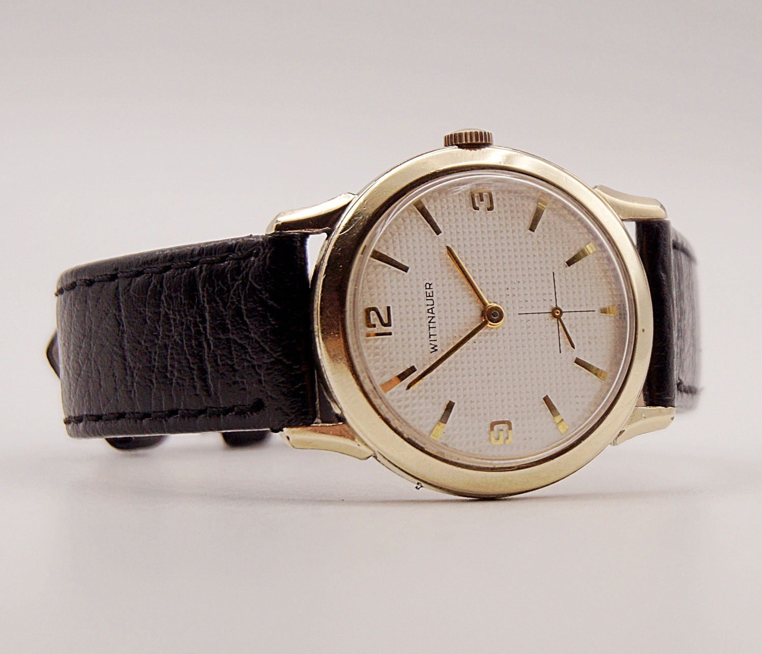 นาฬิกาเก่า WITTNAUER BY LONGINES ไขลานสองเข็มครึ่ง