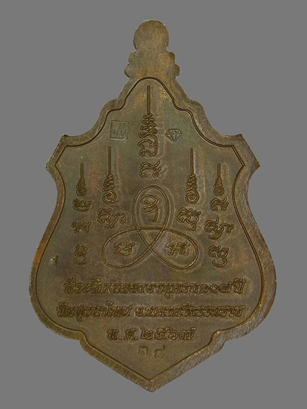 เหรียญยกช่อฟ้า หลวงปู่อิ่ม วัดทุ่งนาใหม่ ปี2567