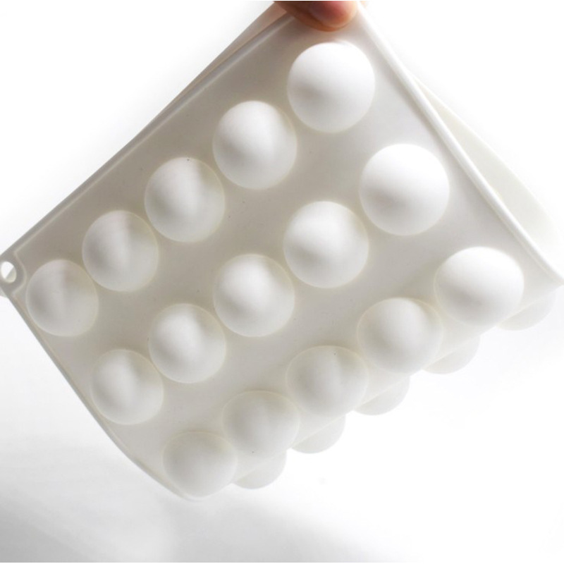 โมล(Mold) แม่พิมพ์ซิลิโคน ทำวุ้น ขนม สบู่ งานdiy ทรงกลม 35 ช่อง (5 G.)