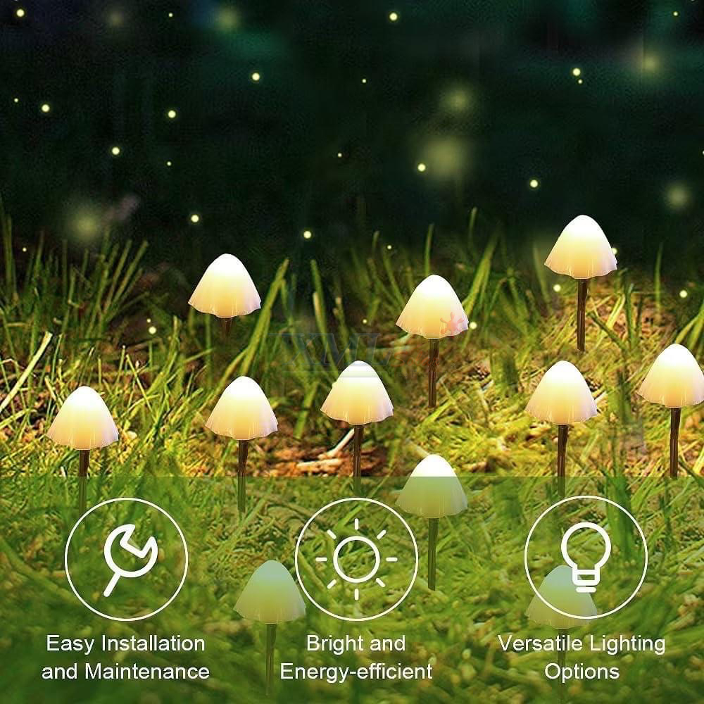 ไฟปักสนามโซล่าเซลล์ รูปเห็ด