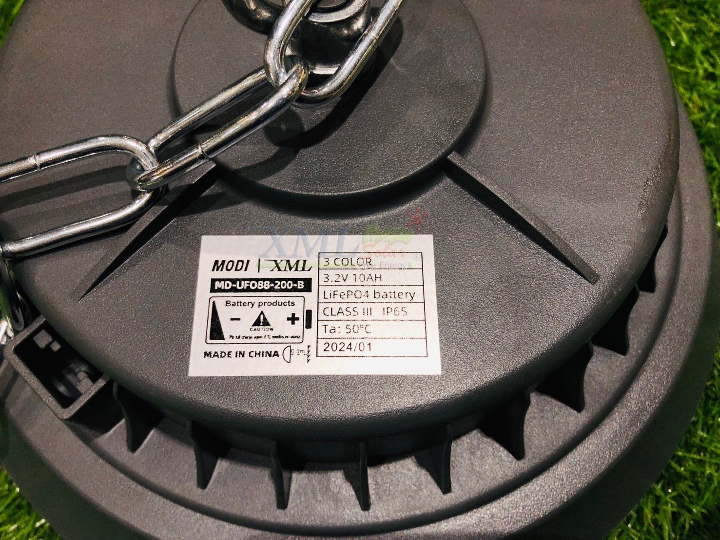 โคมไฟโซล่าเซลล์ ติดเพดาน MD-UFO88 รุ่น B (เปิดได้ 3 แสง)