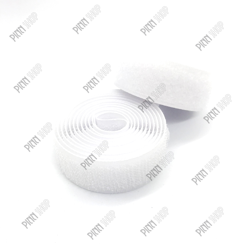 ตีนตุ๊กแกสีขาว กว้าง 2 ซม.