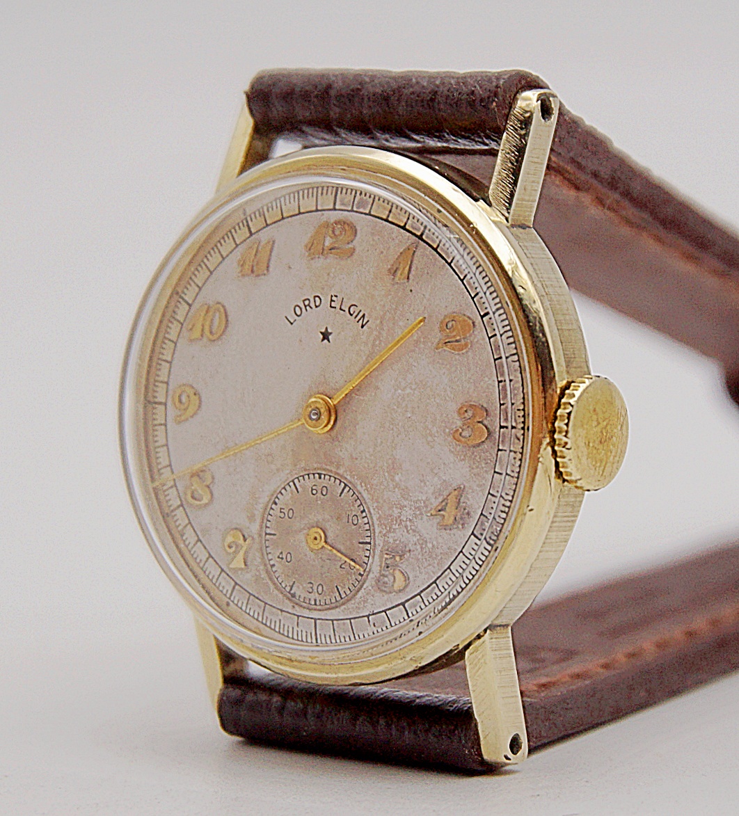 นาฬิกาเก่า LORD ELGIN ไขลานสองเข็มครึ่ง