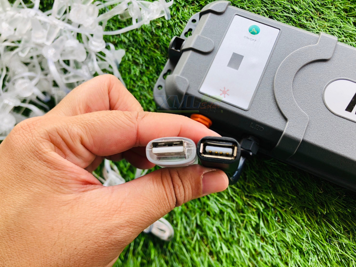 ไฟกระพริบโซล่าเซลล์ รุ่น MD-ICECREAM-10M (เเสง : เเสงหลากสี)