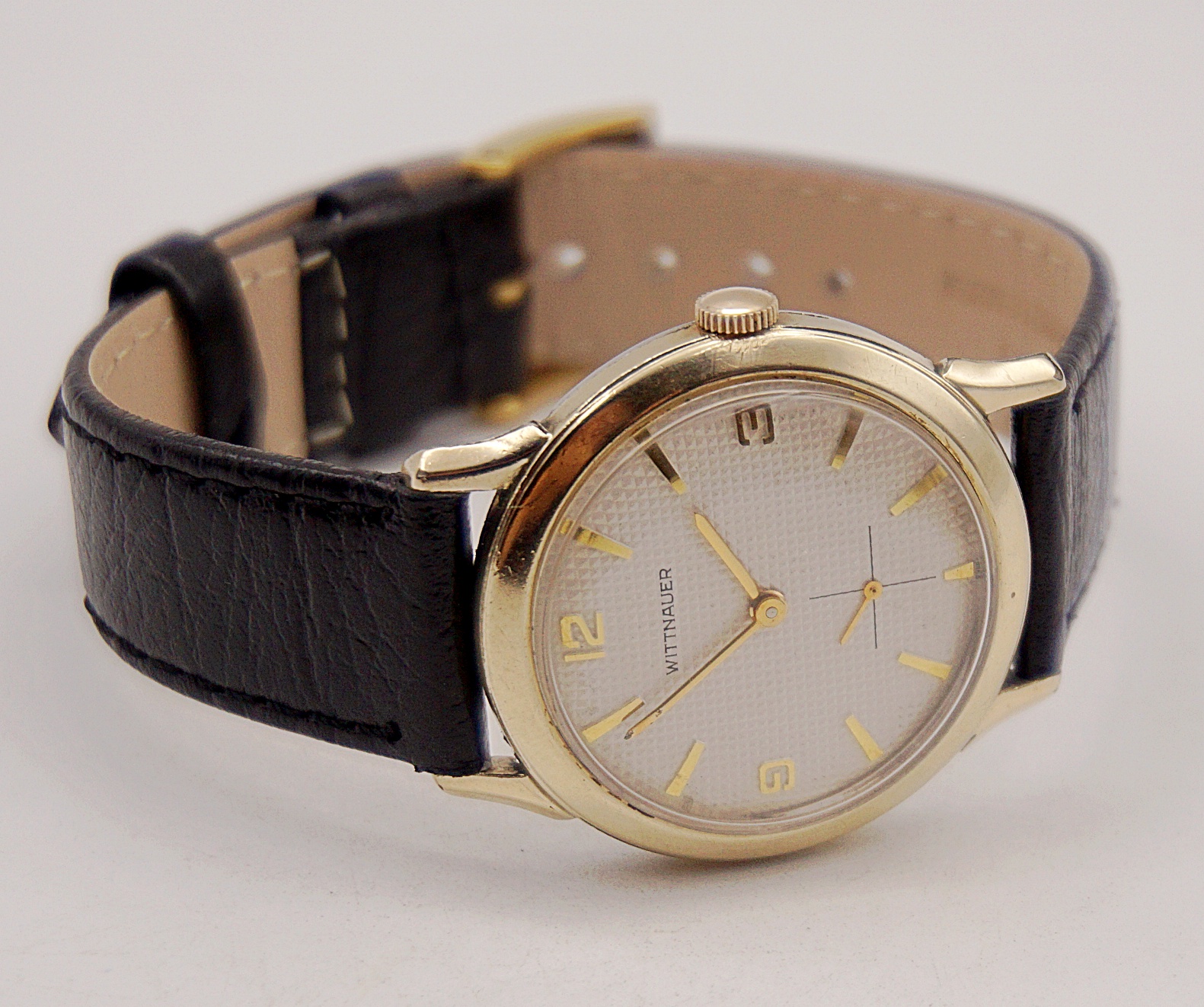 นาฬิกาเก่า WITTNAUER BY LONGINES ไขลานสองเข็มครึ่ง