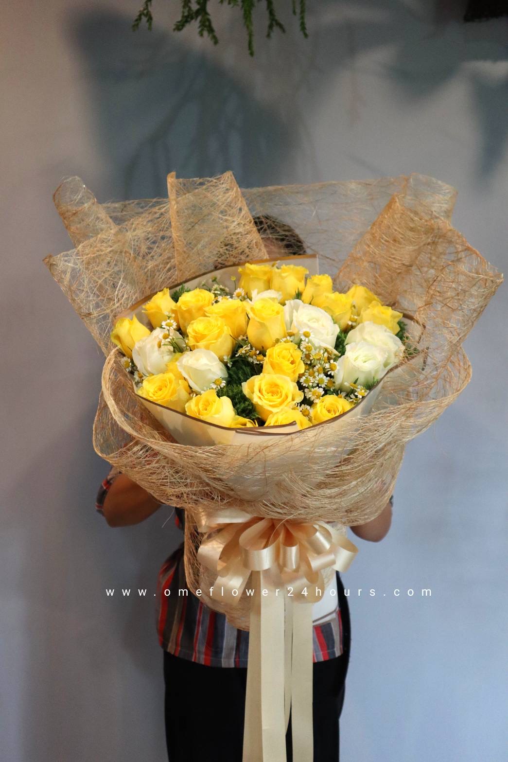 Vintage-ช่อดอกไม้ขนาดกลาง