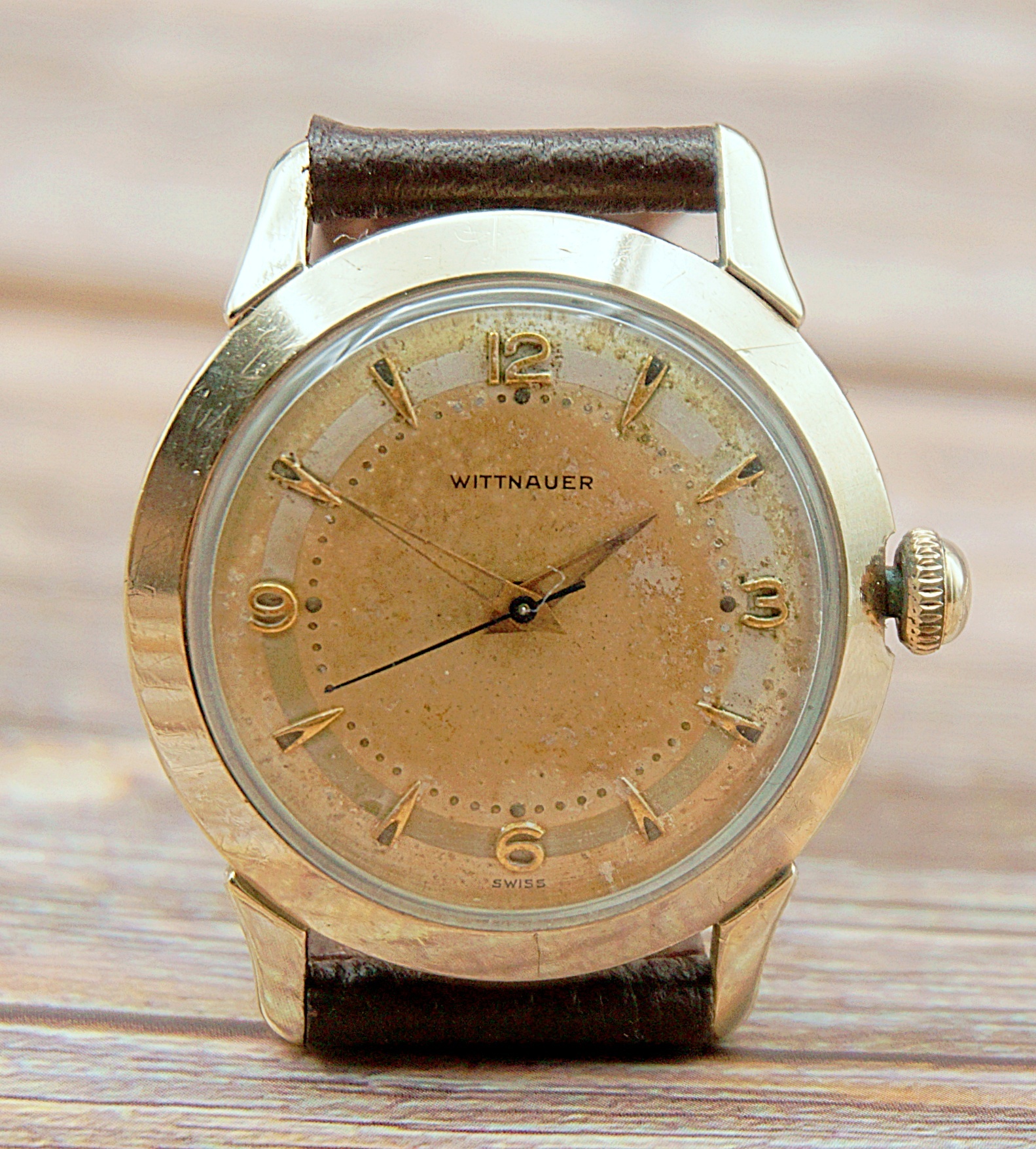 นาฬิกาเก่า WITTNAUER BY LONGINES ไขลาน