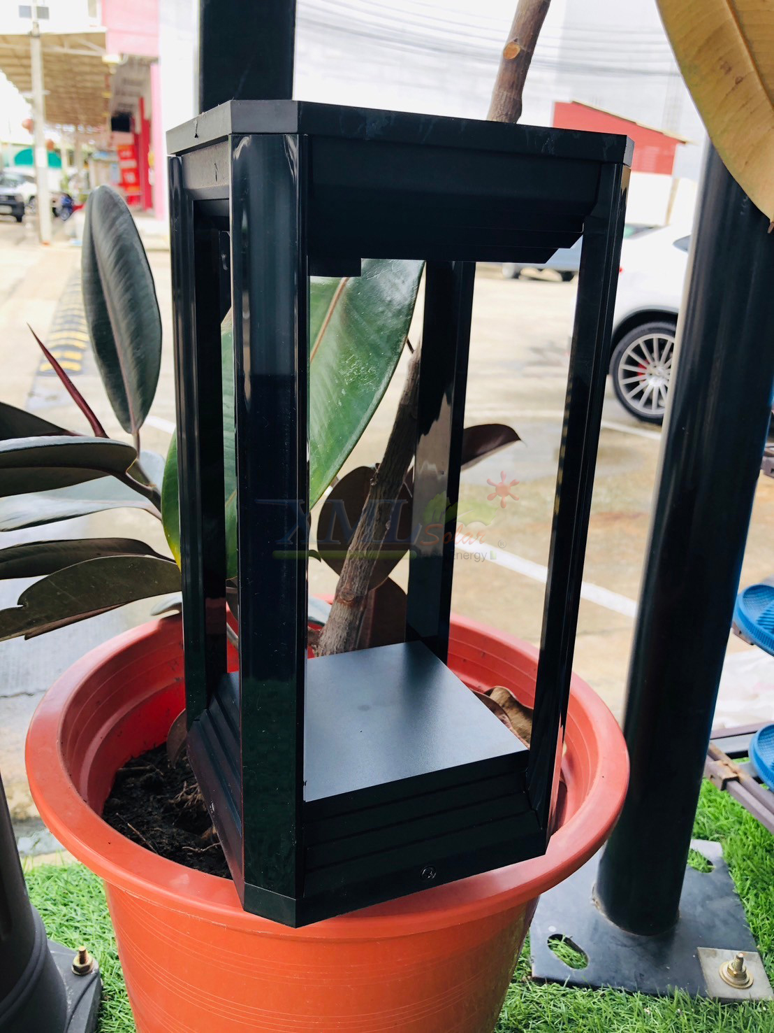 โคมไฟตั้งพื้นโซล่าเซลล์ 30CM รุ่น XF-JS02