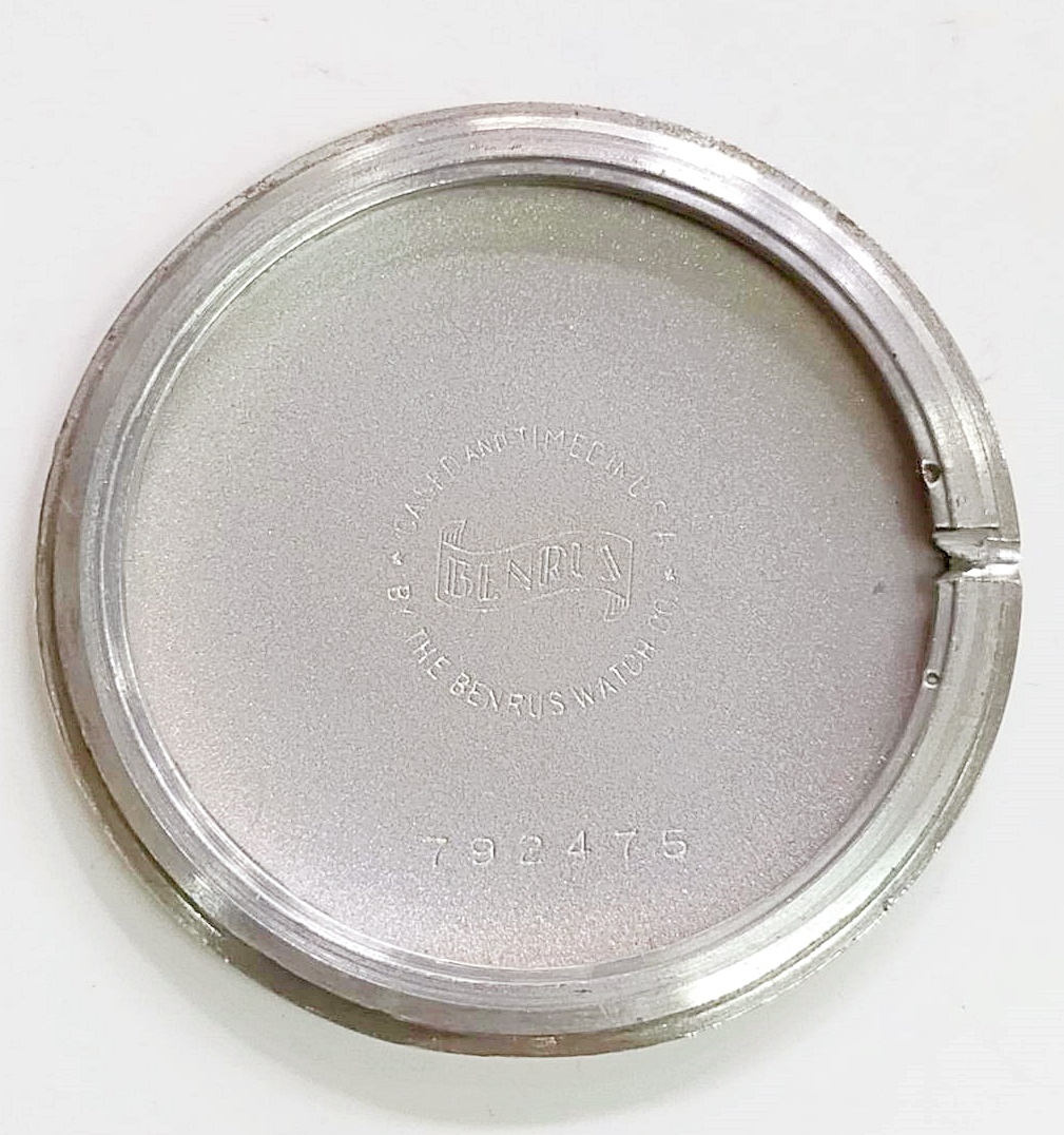 นาฬิกาเก่า BENRUS POINTER DATE ไขลาน