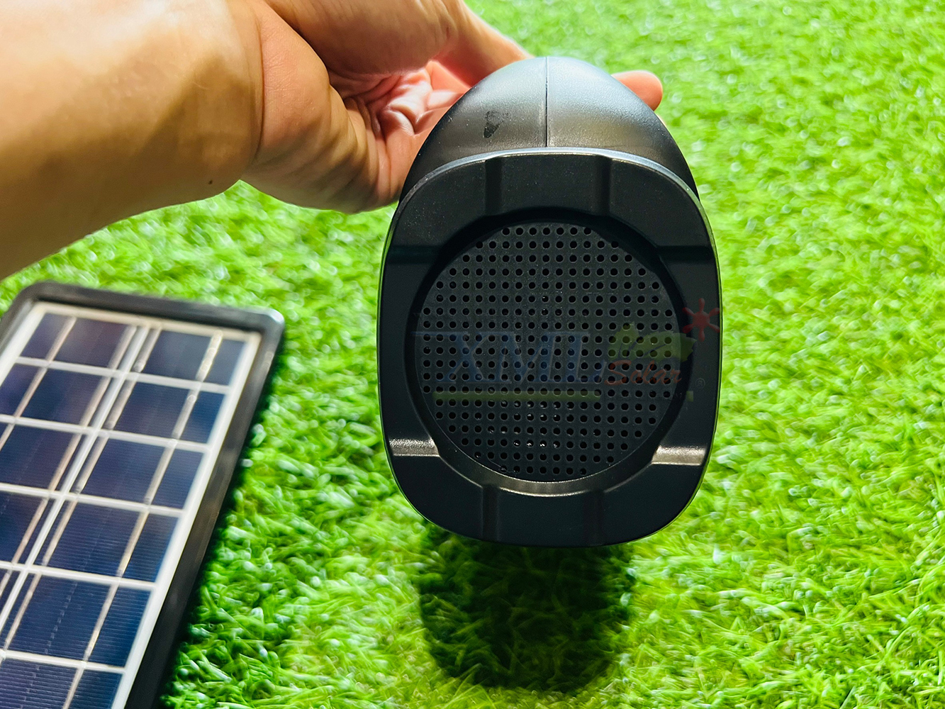 ชุดนอนนาโซล่าเซลล์ (สีดำ) (รุ่นปี 2023) พร้อมวิทยุ ขนาดพกพา 8,000 mAh